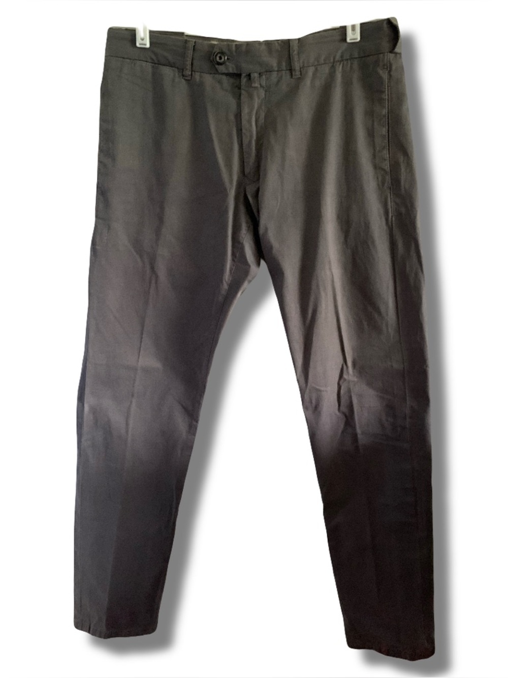 Zegna Sport Selvegde Twill Tapered Fit Grey Pants Size 33
